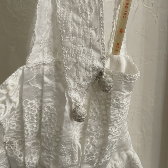 FARM RIO Women's Off-White Midi Dress Size S - Picture 4 of 9